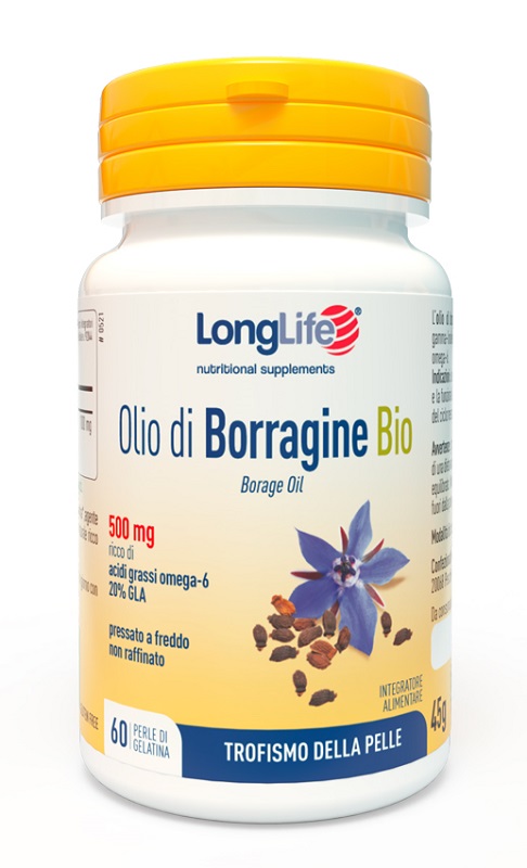 LONGLIFE OLIO BORRAGINE BIO 60 PERLE IN GELATINA - FARMAPRIME