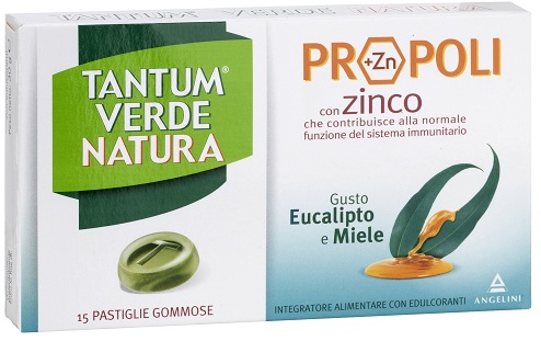 TANTUM VERDE NATURA PASTIGLIE GOMMOSE EUCALIPTO & MIELE 30 G - FARMAPRIME