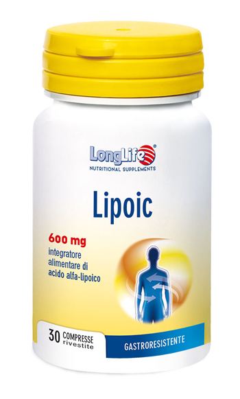 LONGLIFE LIPOIC 600 MG 30 COMPRESSE RIVESTITE DA 870 MG - FARMAPRIME