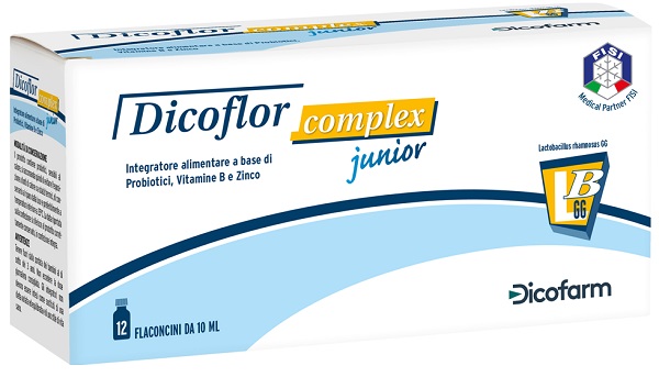 DICOFLOR COMPLEX JUNIOR 12 FLACONI DA 10 ML - FARMAPRIME