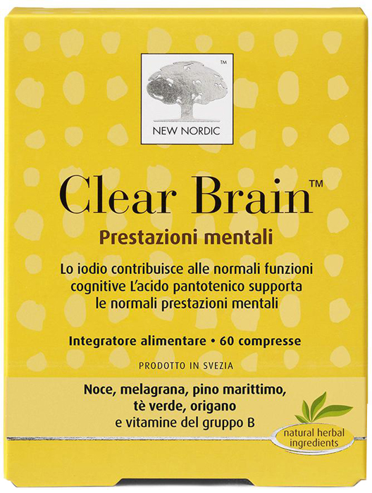 CLEAR BRAIN 60 COMPRESSE - FARMAPRIME