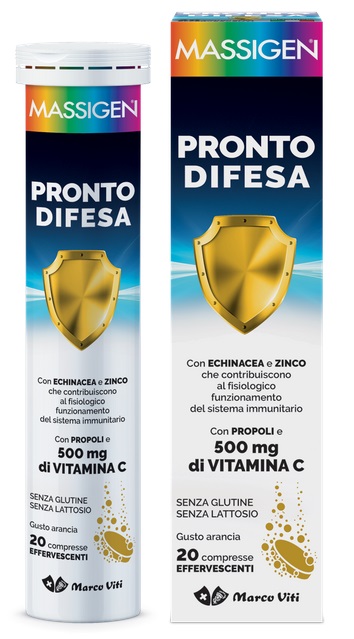 MASSIGEN PRONTO DIFESA 20 COMPRESSE EFFERVESCENTI - FARMAPRIME