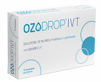 OZODROP IVT SOLUZIONE OFTALMICA BASE DI OLIO OZONIZZATO IN FOSFOLIPIDI 15 FLACONCINI MONODOSE DA 0,35 ML - FARMAPRIME
