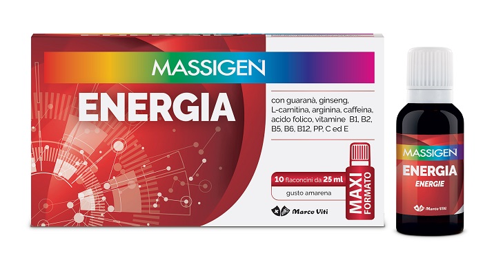 MASSIGEN ENERGIA 10 FLACONI DA 25 ML - FARMAPRIME