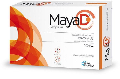 MAYA D 60 COMPRESSE MASTICABILI DA 280 MG - FARMAPRIME