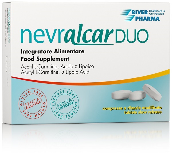 NEVRALCAR DUO 60 COMPRESSE DEGLUTIBILI A RILASCIO MODIFICATO SENZA GLUTINE SENZA LATTOSIO - FARMAPRIME