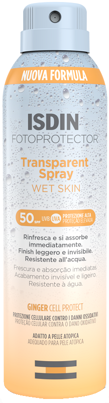 FOTOPROTECTOR TRANSPARENT WET SKIN SPRAY 50+ 250 ML - FARMAPRIME