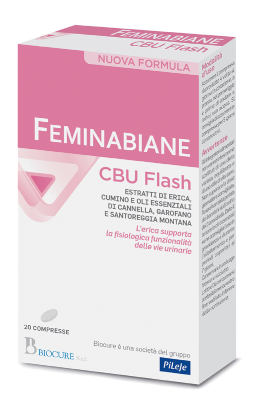 FEMINABIANE CBU FLASH 20 COMPRESSE NUOVA FORMULA - FARMAPRIME