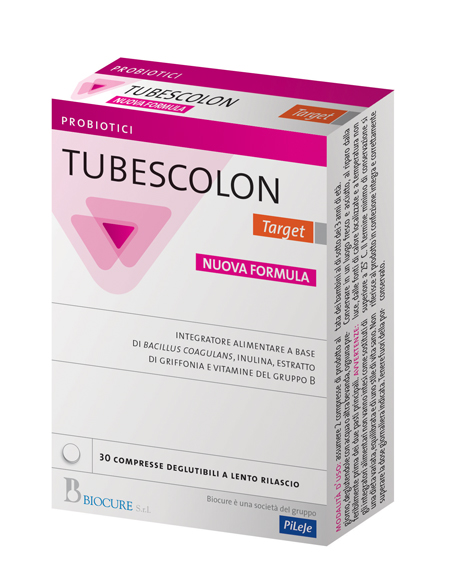 TUBESCOLON TARGET 30 COMPRESSE NUOVA FORMULA - FARMAPRIME