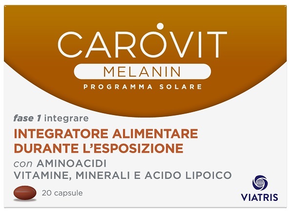 CAROVIT MELANIN PROGRAMMA SOLARE 20 CAPSULE - FARMAPRIME