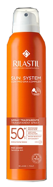 RILASTIL SUN SYSTEM TRASPARENT SPRAY SPF50+ 200 ML - FARMAPRIME