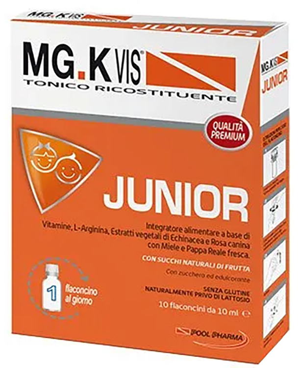 MGK VIS TONICO RICOSTITUENTE JUNIOR 10 FLACONCINI DA 10 ML - FARMAPRIME
