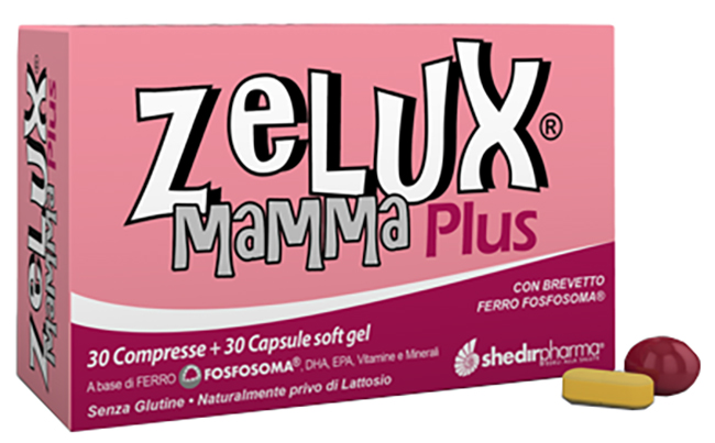 ZELUX MAMMA PLUS 30 COMPRESSE + 30 CAPSULE SOFT GEL - FARMAPRIME