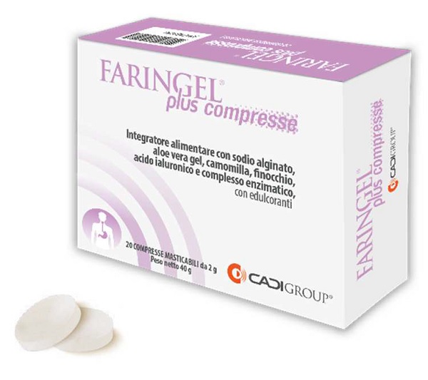 FARINGEL PLUS 20 COMPRESSE MASTICABILI - FARMAPRIME
