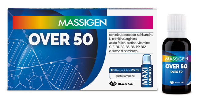 MASSIGEN OVER 50 10 FLACONI DA 25 ML - FARMAPRIME