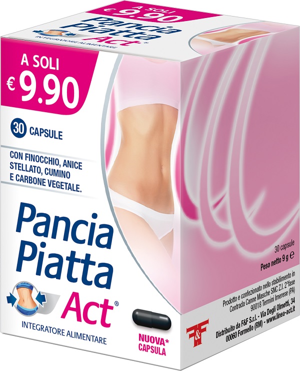 PANCIA PIATTA ACT 30 CAPSULE - FARMAPRIME