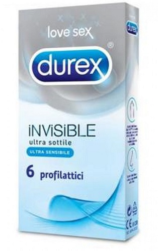DUREX INVISIBLE PROFILATTICO 6 PEZZI - FARMAPRIME