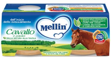 MELLIN OMOGENEIZZATO CAVALLO E PATATE 2 X 80 G - FARMAPRIME
