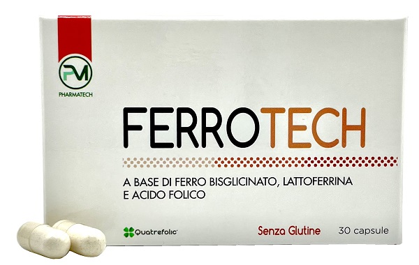 FERROTECH 30 CAPSULE DA 550MG - FARMAPRIME