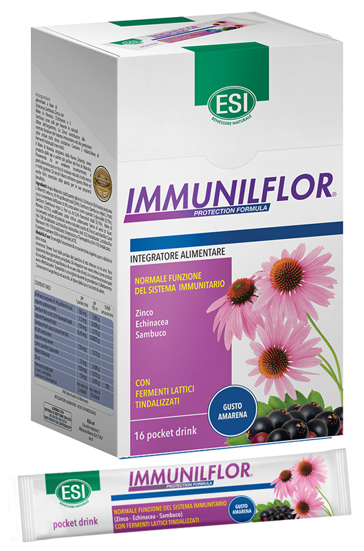 ESI IMMUNILFLOR POCKET DRINK 16 POCKET DRINK - FARMAPRIME