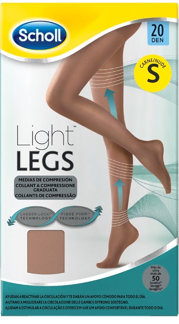 SCHOLL LIGHTLEGS 20 DENARI TAGLIA S COLORE NUDE 1 PAIO - FARMAPRIME