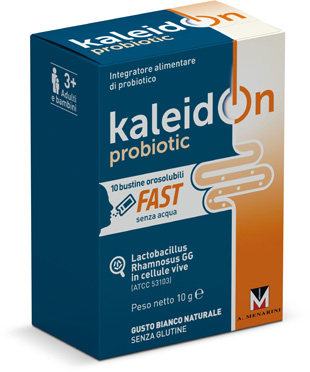 KALEIDON PROBIOTIC FAST BIANCO NATURALE 10 BUSTE OROSOLUBILI - FARMAPRIME