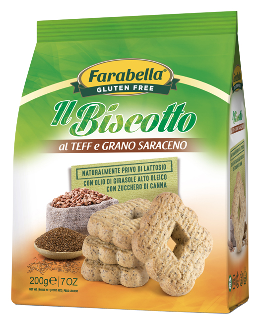 FARABELLA IL BISCOTTO AL TEFF E GRANO SARACENO 200 G - FARMAPRIME