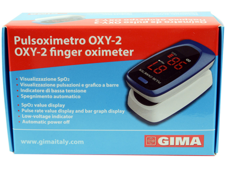 PULSOXIMETRO DA DITO OXY-2 SCHERMO LED 60X30,5X32,5MM 1 PEZZO - FARMAPRIME