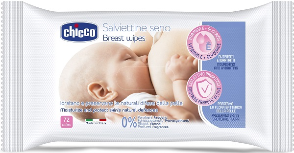 CHICCO SALVIETTE DETERGENTI PER IL SENO 72 PEZZI - FARMAPRIME