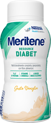 MERITENE RESOURCE DIABET VANIGLIA ALIMENTO IPERPROTEICO 28 VITAMINE E MINERALI 200 ML - FARMAPRIME