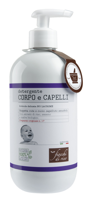 FIOCCHI DI RISO DETERGENTE CAPELLI E CORPO 400 ML - FARMAPRIME