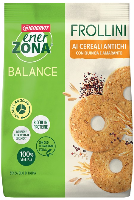 ENERZONA FROLLINI VEG CEREALI ANTICHI 250 G - FARMAPRIME