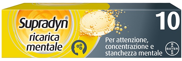SUPRADYN RICARICA MENTALE 10 COMPRESSE - FARMAPRIME