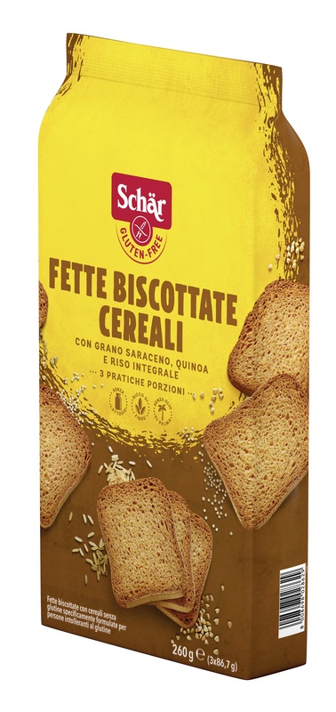SCHAR FETTE BISCOTTATE CEREALI 3 PORZIONI DA 86,7 G - FARMAPRIME