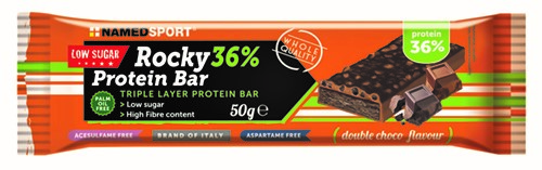 ROCKY 36% PROTEIN BAR DOUBLE CHOCO BARRETTA 50 G - FARMAPRIME