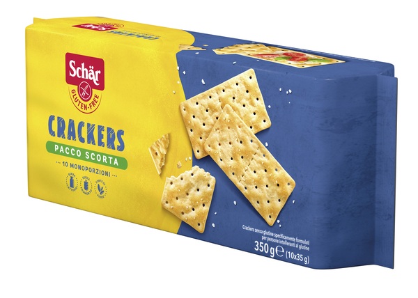 SCHAR CRACKERS SENZA LATTOSIO PACCO SCORTA 10 MONOPORZIONI DA 35 G - FARMAPRIME