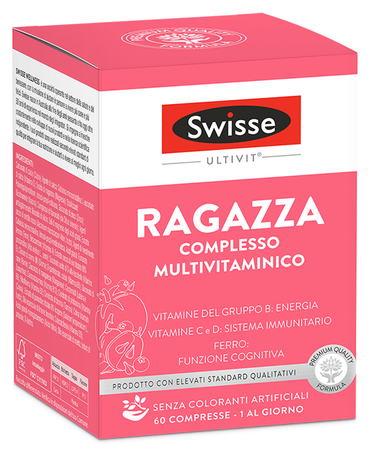 SWISSE MULTIVITAMINICO RAGAZZA 60 COMPRESSE - FARMAPRIME
