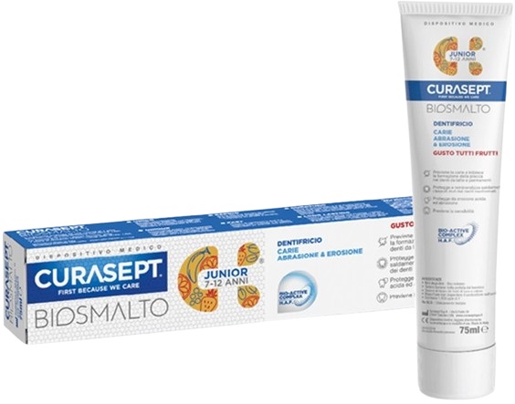 CURASEPT BIOSMALTO DENTIFRICIO JUNIOR 75 ML - FARMAPRIME