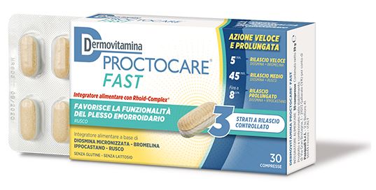 DERMOVITAMINA PROCTOCARE FAST 30 COMPRESSE - FARMAPRIME