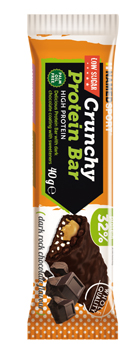 CRUNCHY PROTEINBAR DARK ROCK CHOCOLATE BARRETTA 40 G - FARMAPRIME