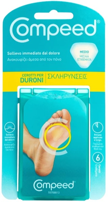 COMPEED CEROTTI PER DURONI MEDIO 6 PEZZI - FARMAPRIME