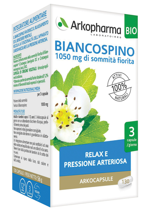 ARKO CAPSULE BIANCOSPINO BIO 45 CAPSULE - FARMAPRIME