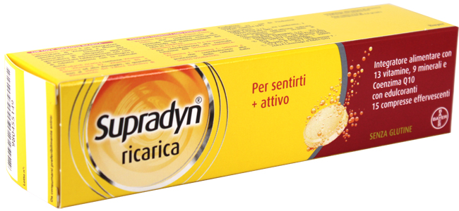 SUPRADYN RICARICA 15 COMPRESSE EFFERVESCENTI - FARMAPRIME