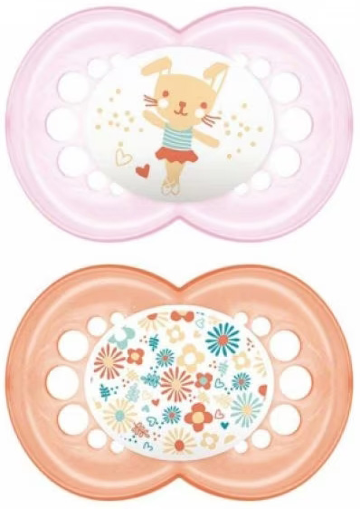 MAM SUCCHIETTO ORIGINAL 16+ SILICONE FEMMINA 2 PEZZI - FARMAPRIME