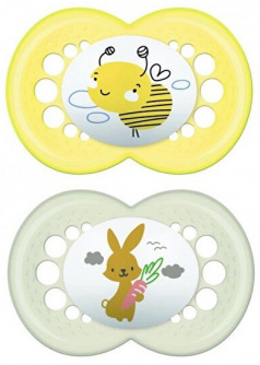 MAM SUCCHIETTO ORIGINAL 16+ SILICONE NEUTRO 2 PEZZI - FARMAPRIME