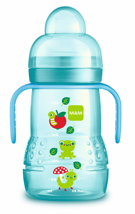MAM TRAINER 220 ML 4+ BECCUCCIO SOFT SILICONE FEMMINA - FARMAPRIME