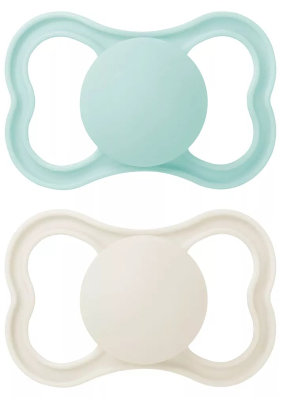 MAM AIR SUCCHIETTO 16+ MESI SILICONE NEUTRO 2 PEZZI - FARMAPRIME