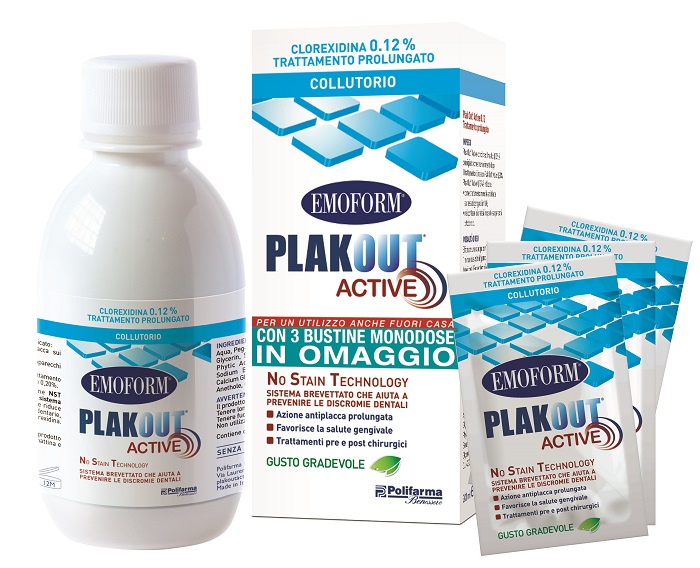 EMOFORM PLAKOUT ACTIVE 0,12% 200 ML  - FARMAPRIME