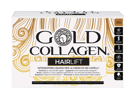 GOLD COLLAGEN HAIRLIFT 10 FLACONI DA 50 ML - FARMAPRIME