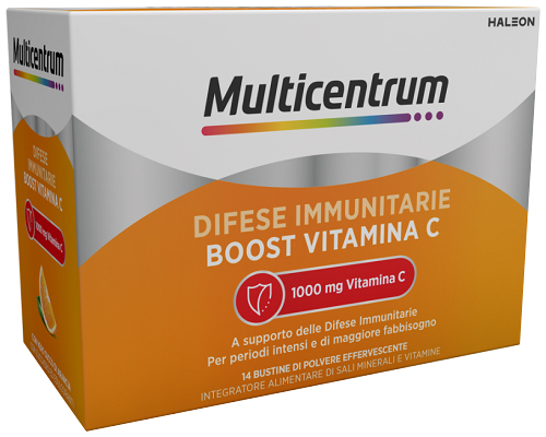 MULTICENTRUM DIFESE IMMUNITARIE BOOST VITAMINA C 14 BUSTINE - FARMAPRIME